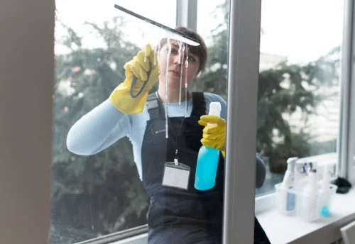 Nettoyage de vitres intérieures et extérieures à Aulhat-Flat